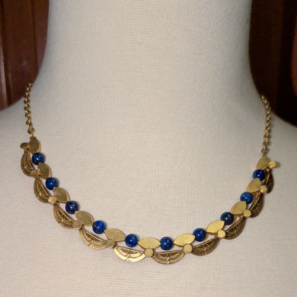 ALVA Necklace With Lapis- Museum Replica